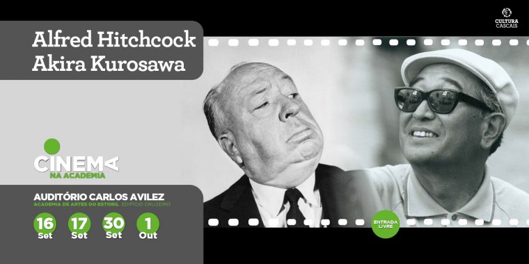 Cinema na Academia | Ciclo dedicado a Alfred Hitchcock e a Akira Kurosawa