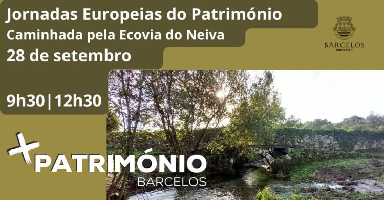 Caminhada pela Ecovia do Neiva - Jornadas Europeias do Património