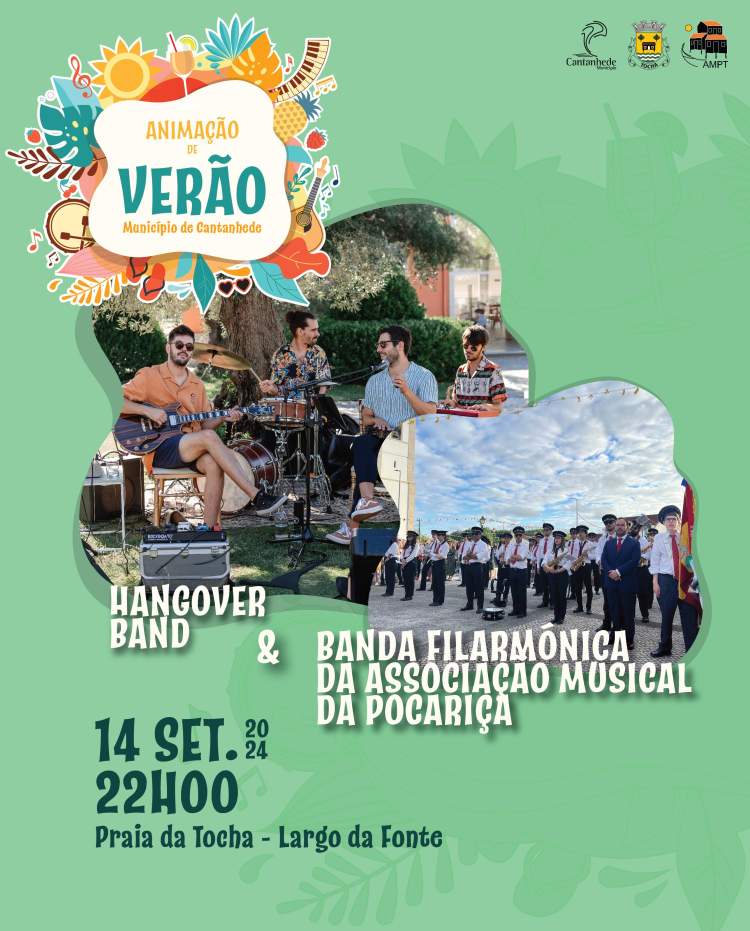 Animação de Verão na Praia da Tocha - Hangover Band e Banda Filarmónica da Associação Musical da Pocariça