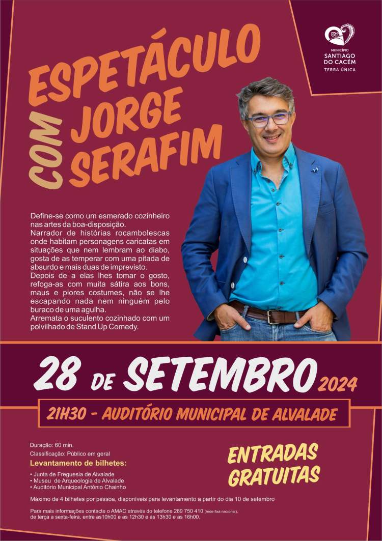 Espetáculo com Jorge Serafim