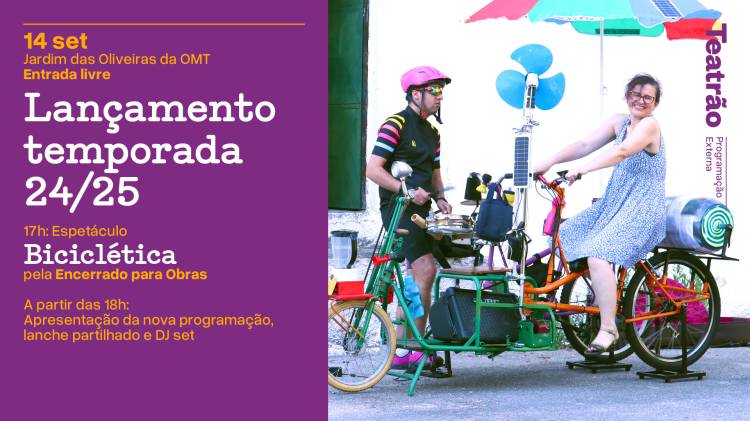 Lançamento temporada 2024/2025 – Biciclética + Apresentação nova programação + Lanche e DJ set