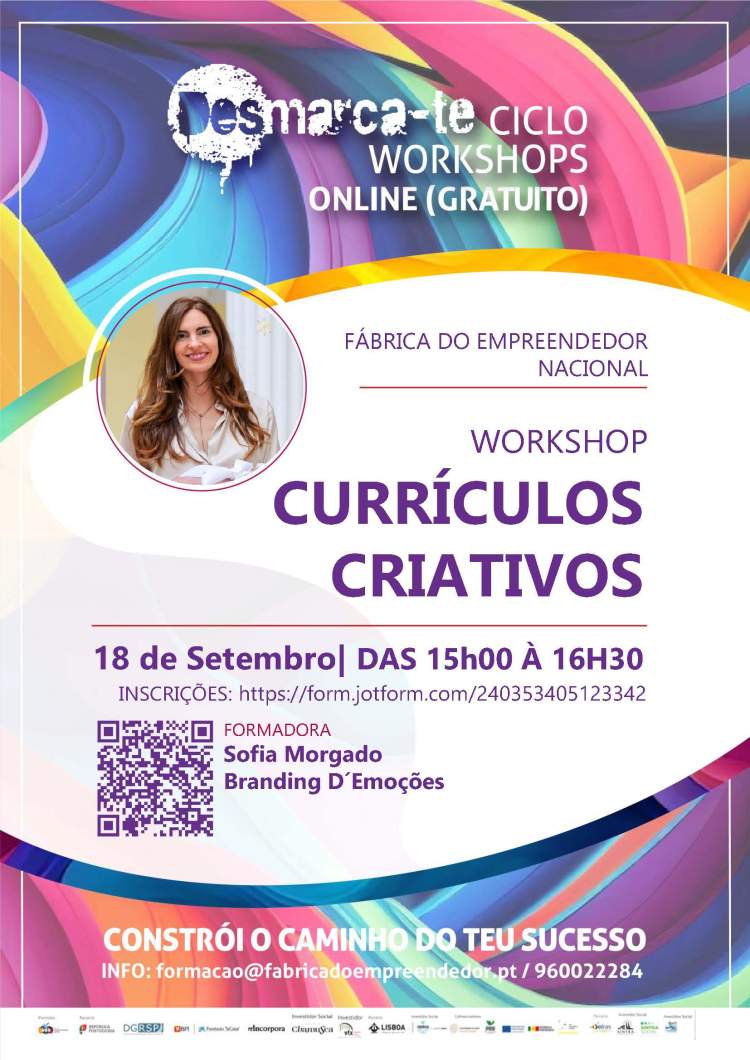 Workshop online “Currículos Criativos”