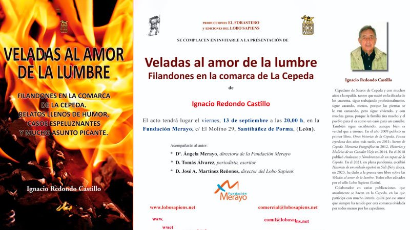 Veladas al amor de la lumbre. Ignacio Redondo Castillo. Fundación Merayo