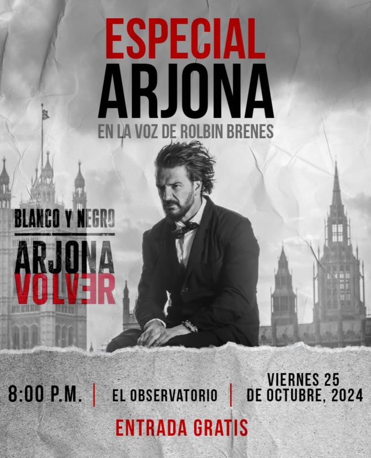 ESPECIAL DE RICARDO ARJONA. Interpretado por: Rolbin Brenes.