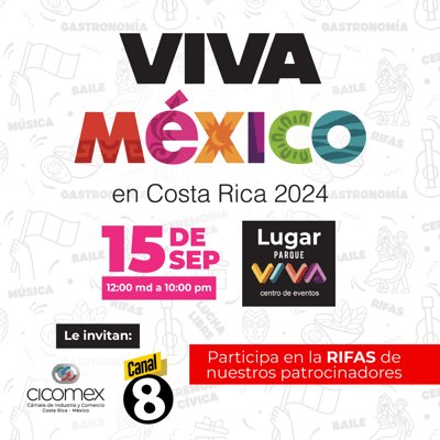 Viva México en Costa Rica 2024