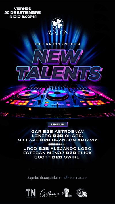 NEW TALENTS by TECH NATION at CLUB AVALON