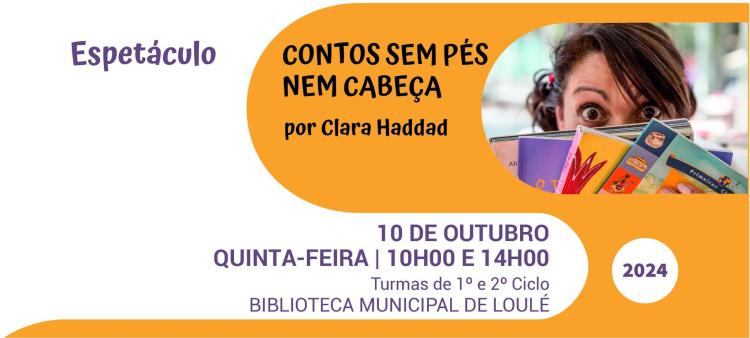 Espetáculo Contos sem pés nem cabeça por Clara Haddad