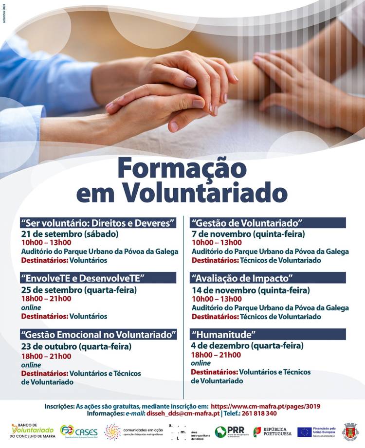 Formação em Voluntariado