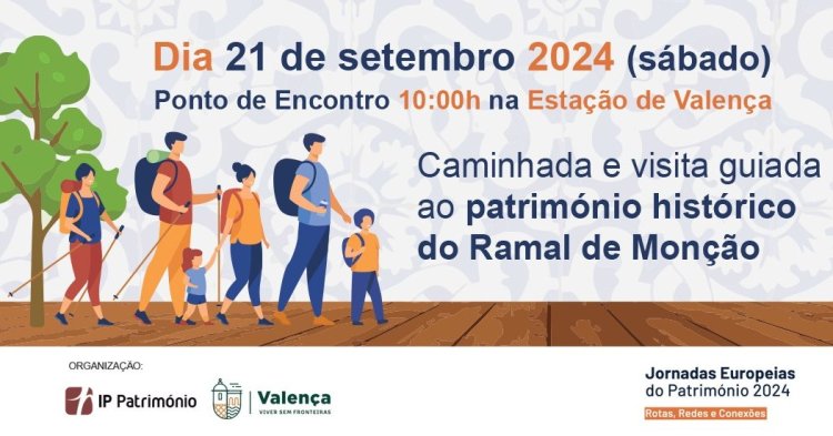 CAMINHADA E VISITA GUIADA AO PATRIMÓNIO FERROVIÁRIO 