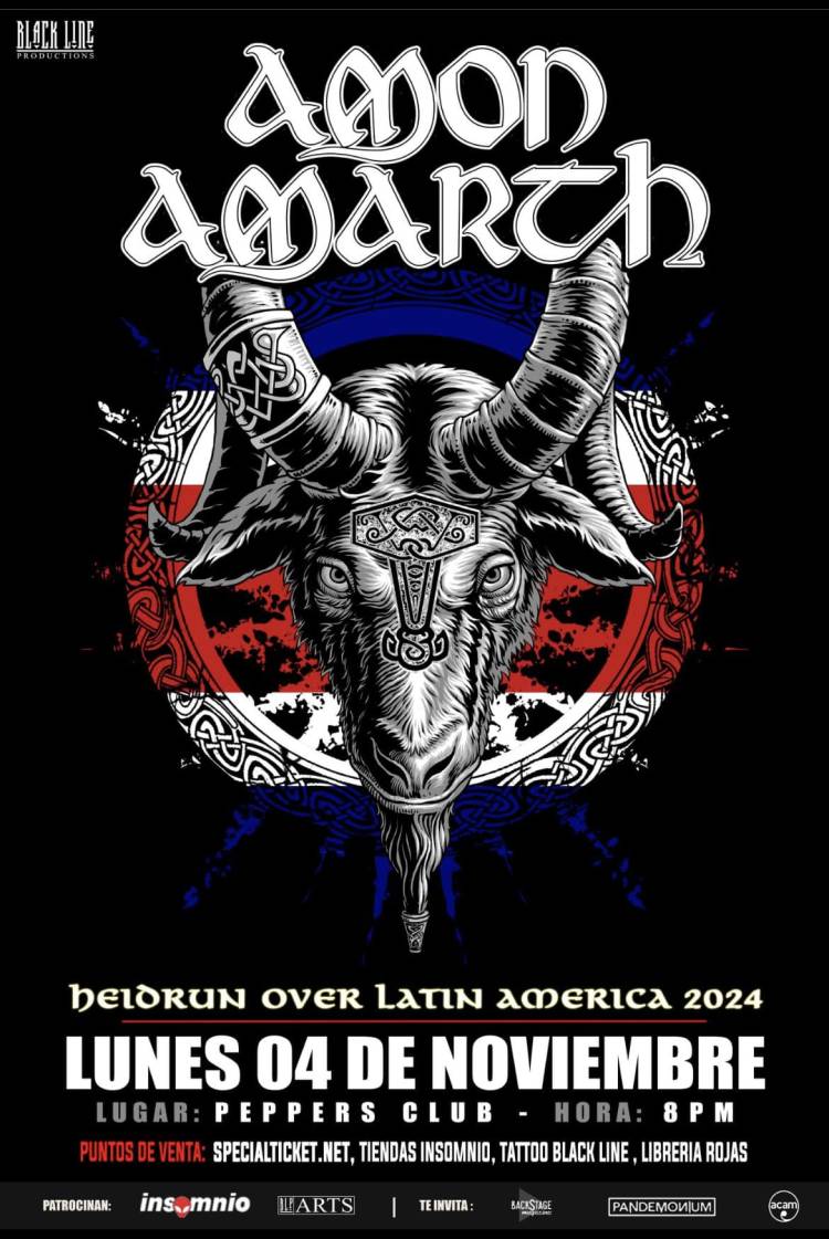 AMON AMARTH en Costa Rica 2024 | Evento Oficial