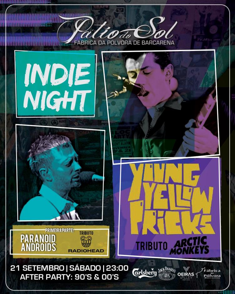 Indie Night - Tributos Arctic Monkeys | Radiohead | After Party: 90´s & 00´s