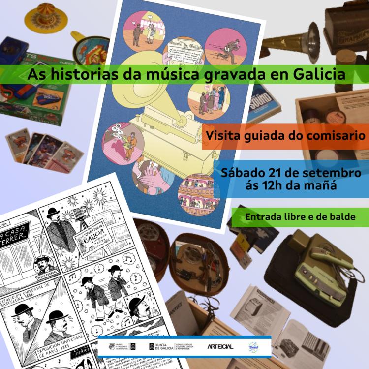 As historias da música gravada en Galicia