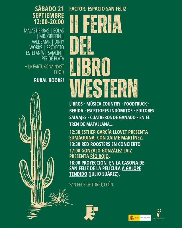 II feria del libro Western. Factor. Espacio San Feliz