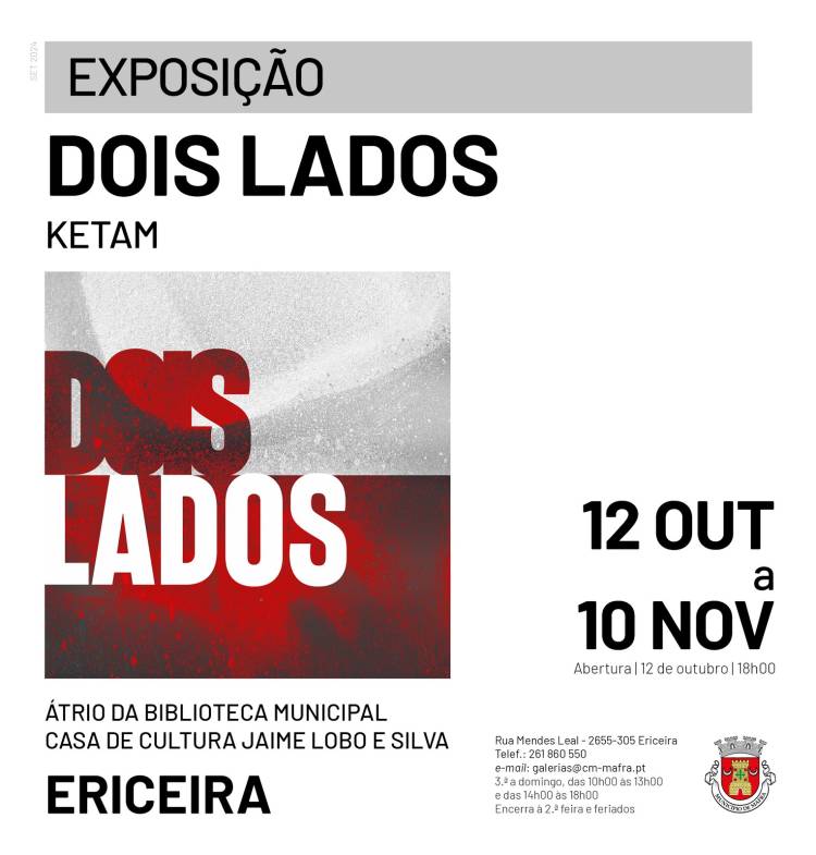 Exposição DOIS LADOS, de Ketam