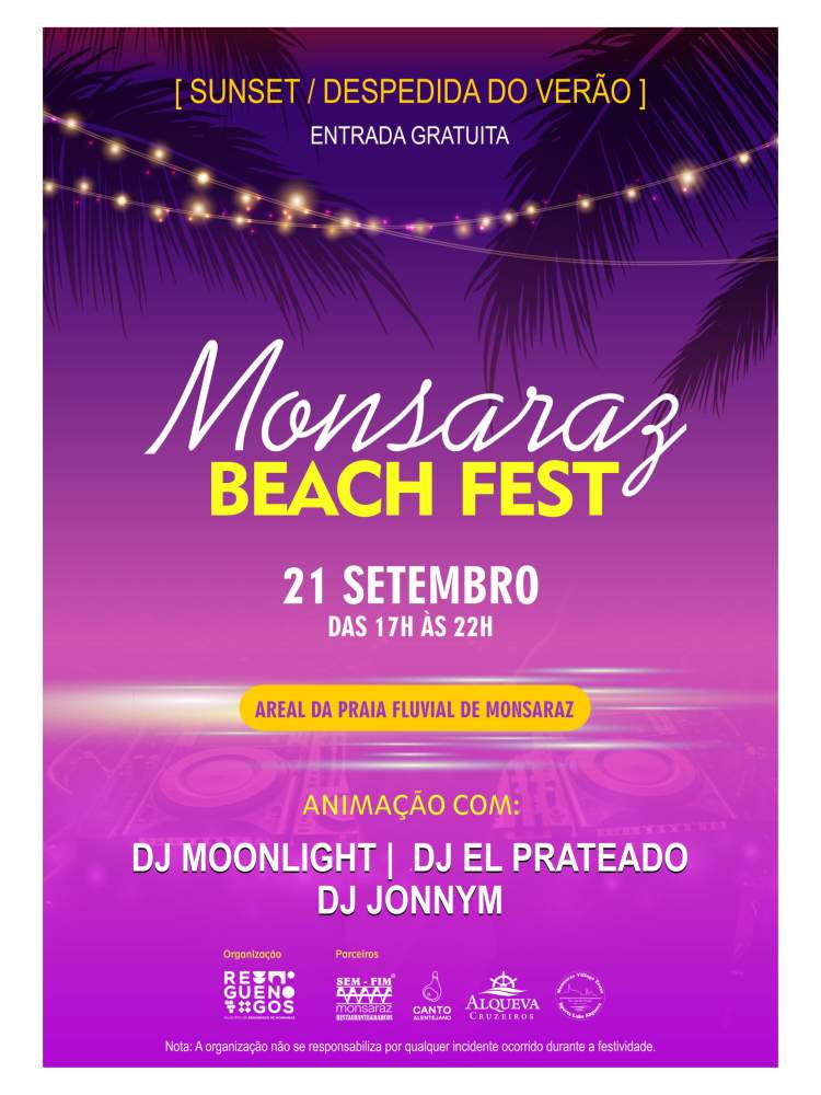 Sunset Monsaraz Beach Fest | 21 setembro