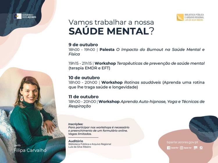 Vamos trabalhar a nossa Saúde Mental?