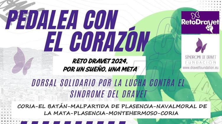 Pedalea con el corazón, Reto Dravet 2024.