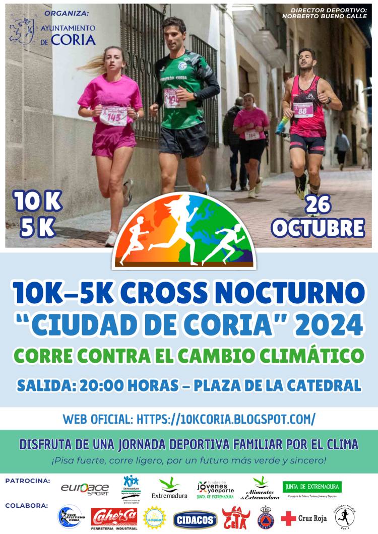 10k-5k Cross Nocturno «Ciudad de Coria» 2024