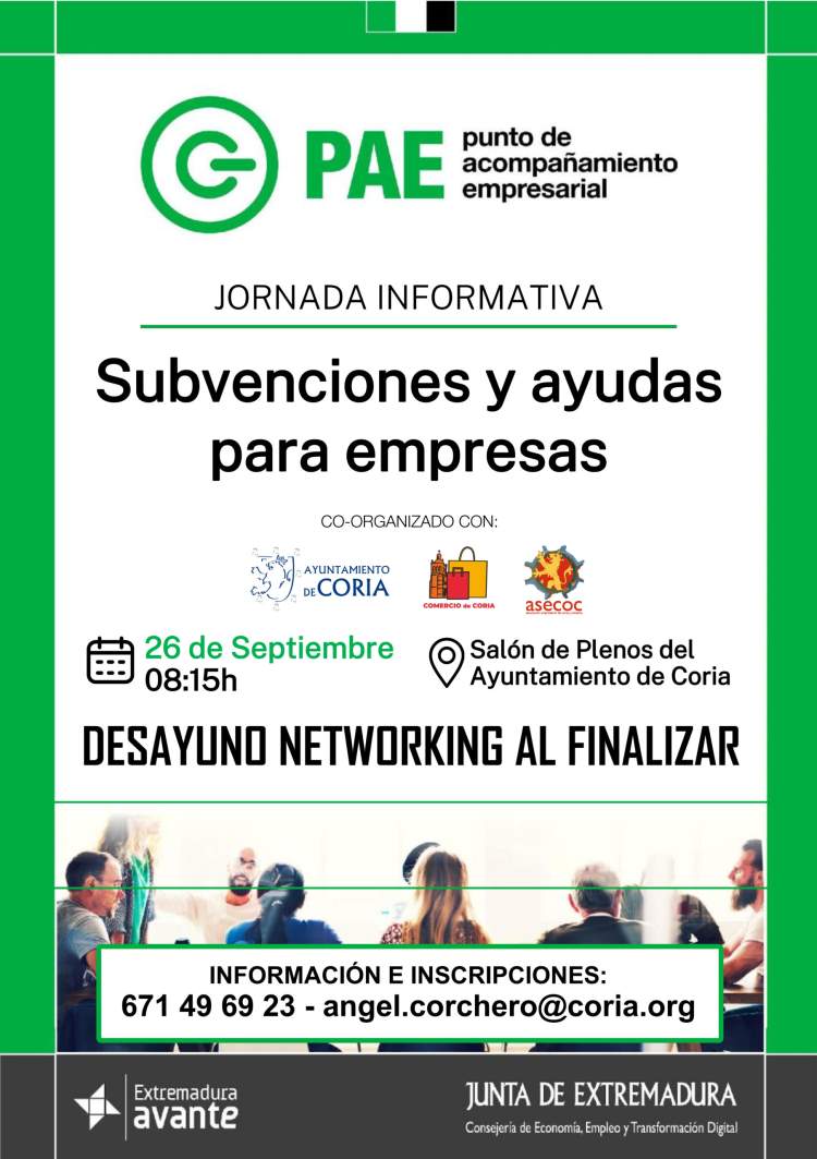 Desayuno Empresarial en Coria