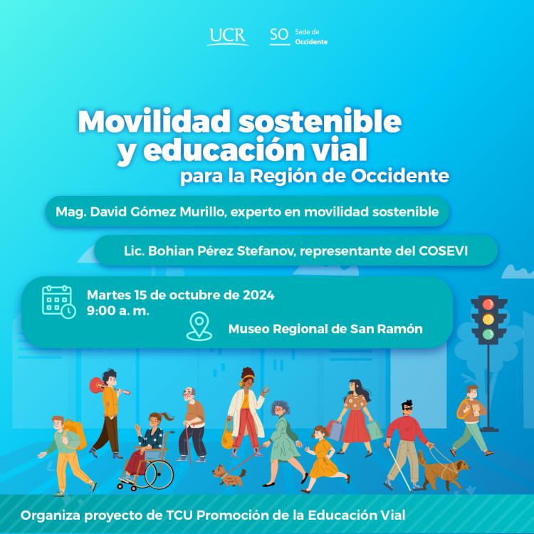 Movilidad sostenible y educación vial para la Región de Occidente