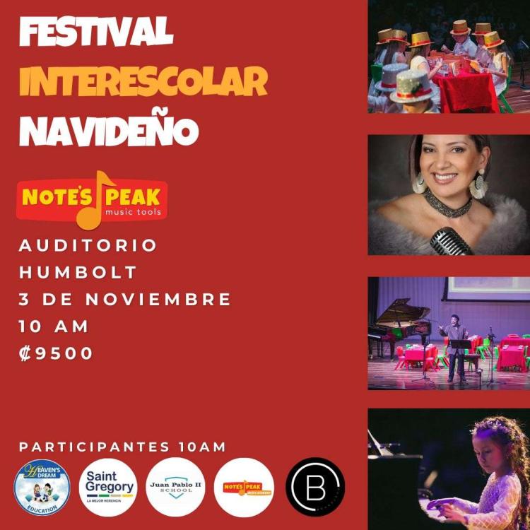 Festival Interescolar Navideño Note’s Peak | 10 am