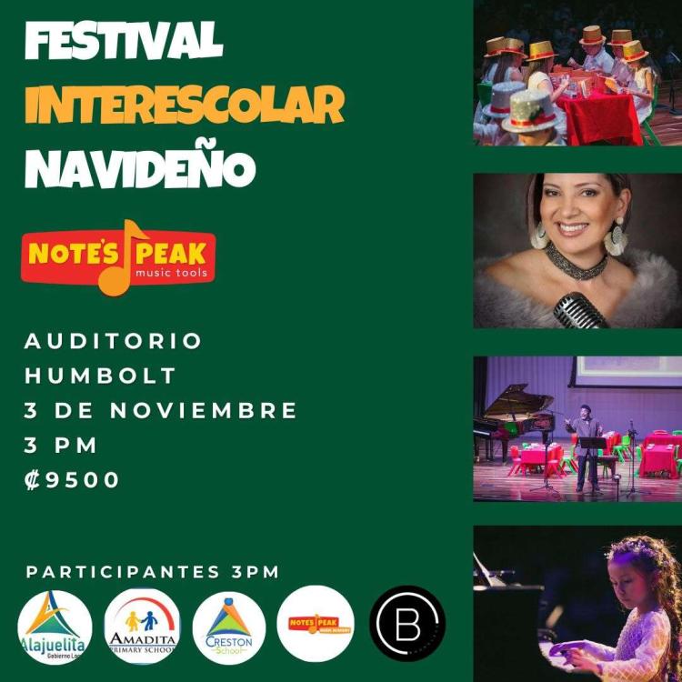 Festival Interescolar Navideño Note’s Peak | 3pm