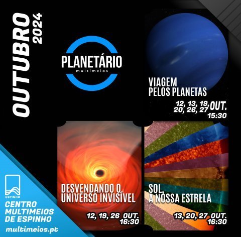 Sessões de Planetário » OUTUBRO