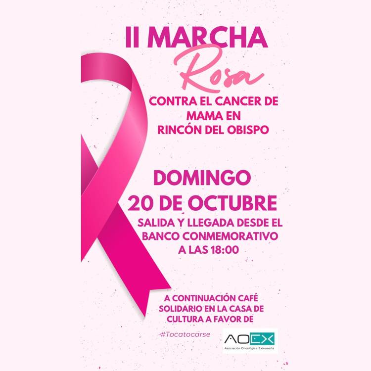 II Marcha Rosa en Rincón del Obispo