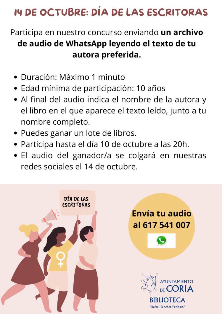 Concurso de Lectura – Día de las Escritoras