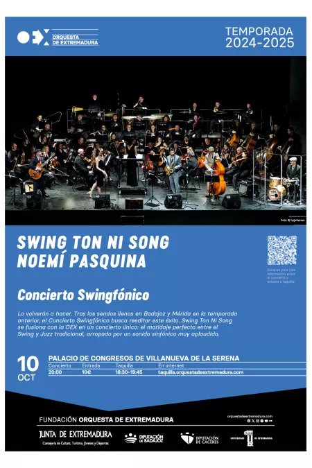 ORQUESTA DE EXTREMADURA - CONCIERTO SWINGFÓNICO