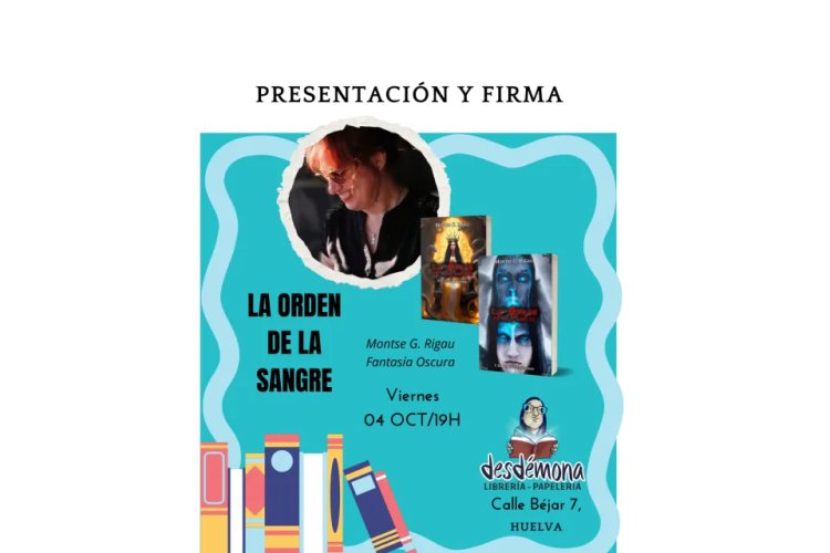 Presentación del libro, 'La orden de la sangre'.