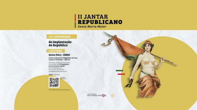 JANTAR REPUBLICANO | 114º Aniversário da Implantação da República