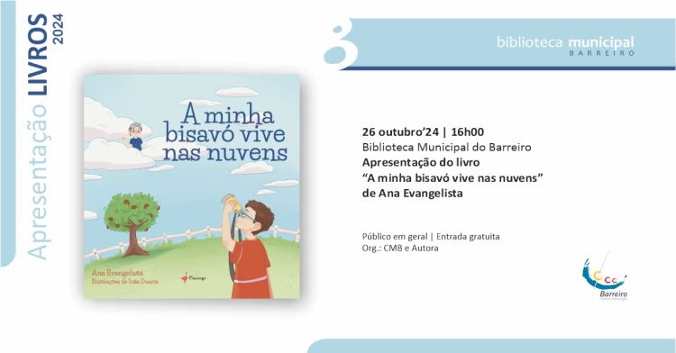 Apresentação de livro “A minha bisavó  vive nas nuvens”