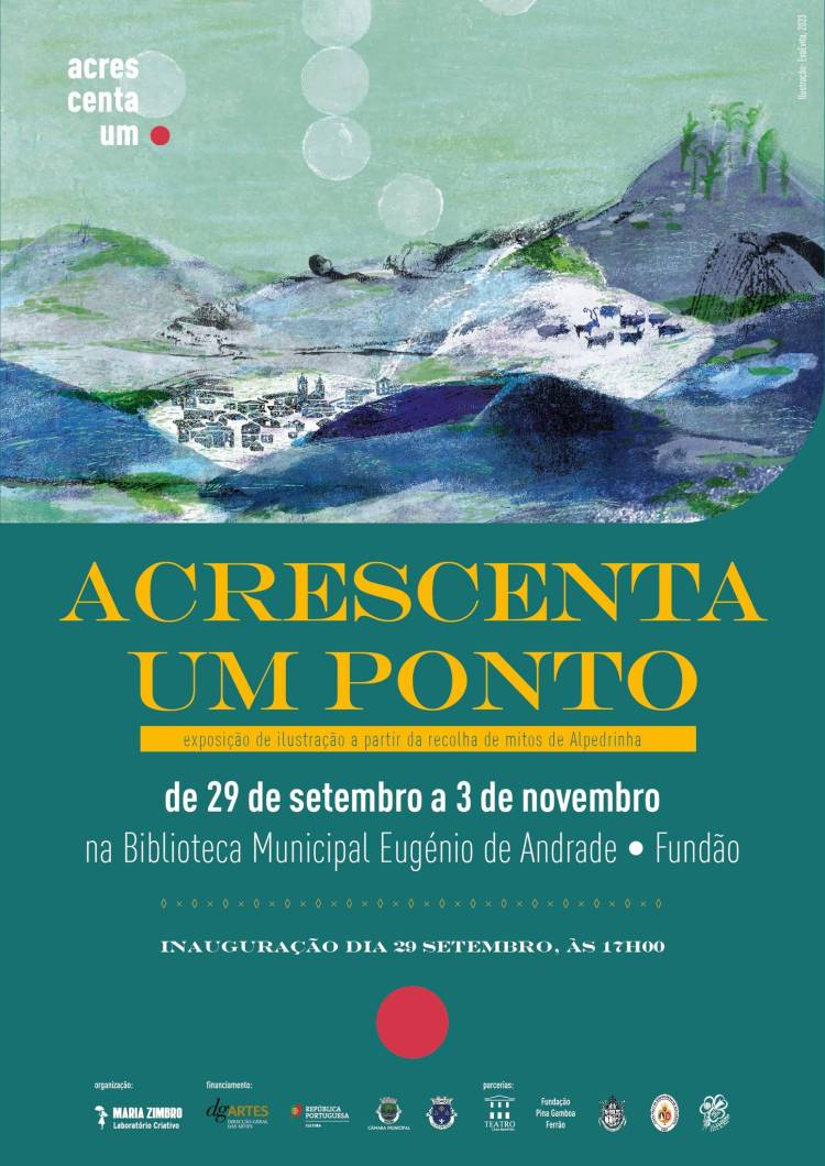 Inauguração da exposição de ilustração “Acrescenta um Ponto”