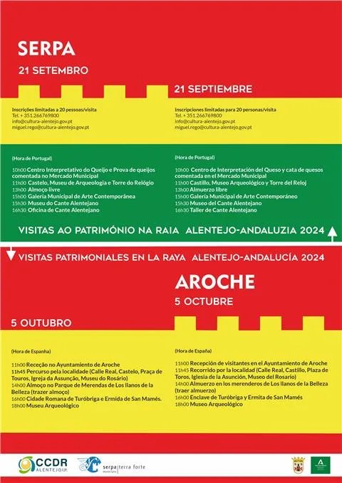 Visitas patrimoniales en la Raya Alentejo-Andalucía