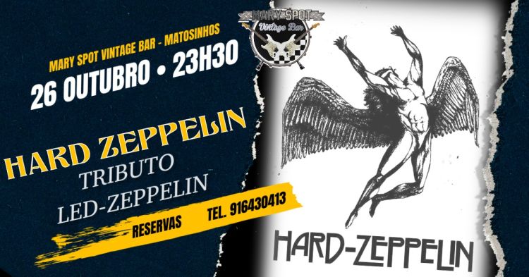 HARD ZEPPELIN TRIBUTO LEDZEPPELIN @ MARY SPOT VINTAGE BAR - MATOSINHOS