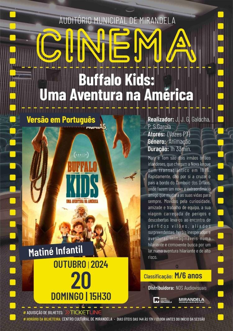 Buffalo Kids: Uma Aventura na América - Cinema - Matiné Infantil