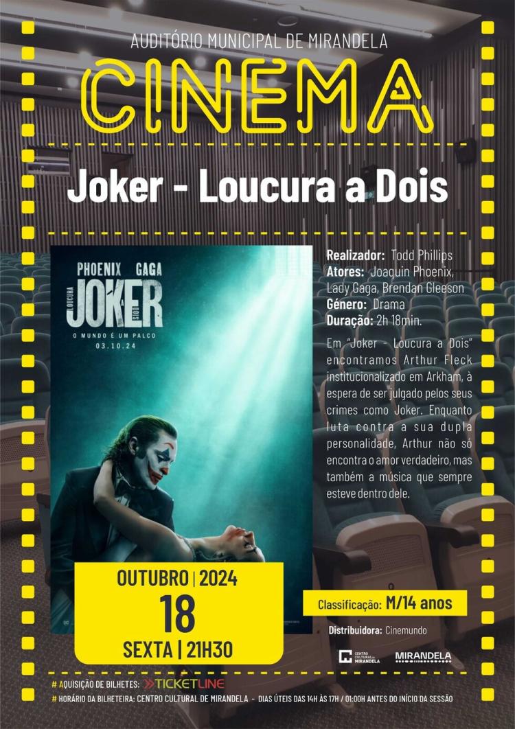 Joker – Loucura a Dois - Cinema