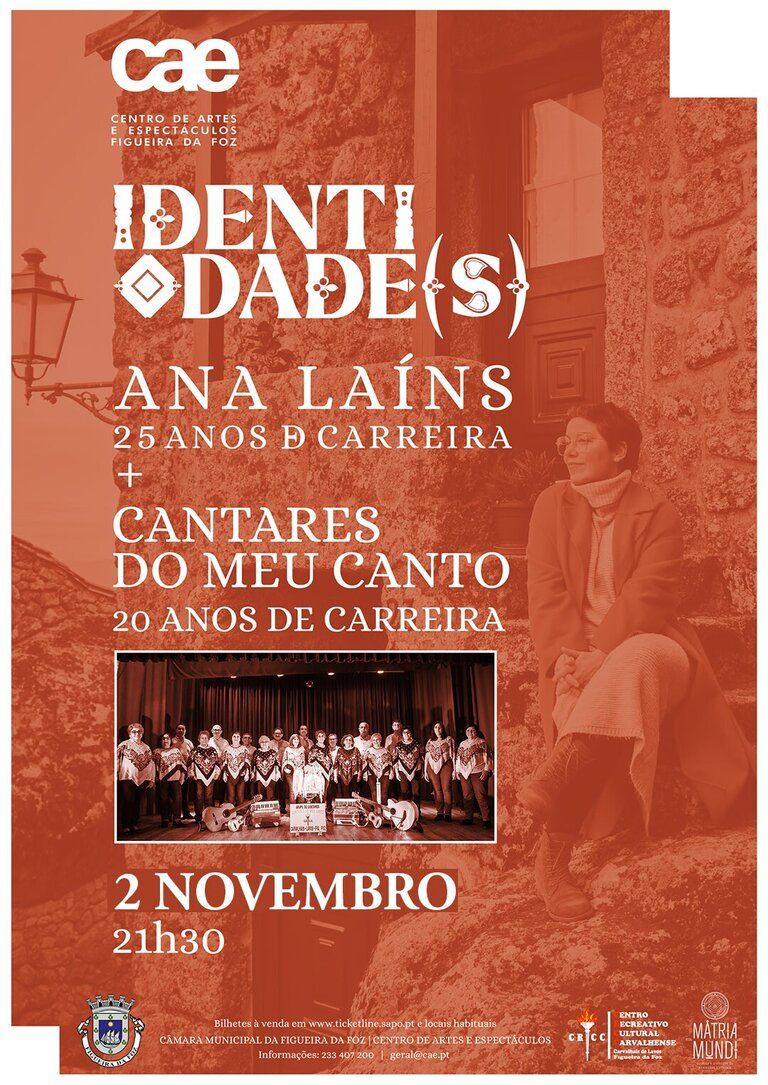 IDENTIDADE(S) Ana Lains - 25 anos de carreira + Cantares do meu canto- 20 anos de carreira