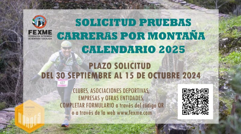 Solicitud pruebas Carreras por Montaña 2025