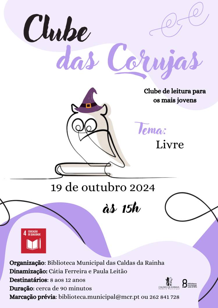 Clube das corujas: clube de leitura para os mais jovens