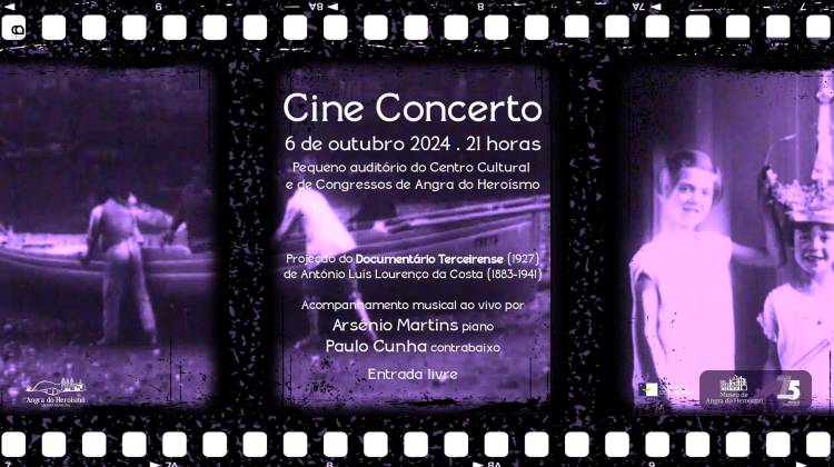 Cine-Concerto | Documentário Terceirense, com Arsénio Martins Ensemble