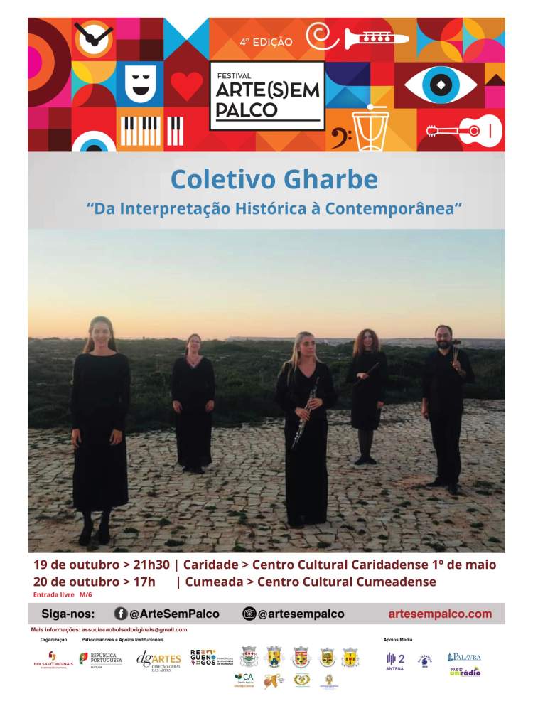 “Da Interpretação Histórica à Contemporânea” com Coletivo Gharbe | Festival Arte(s)em Palco