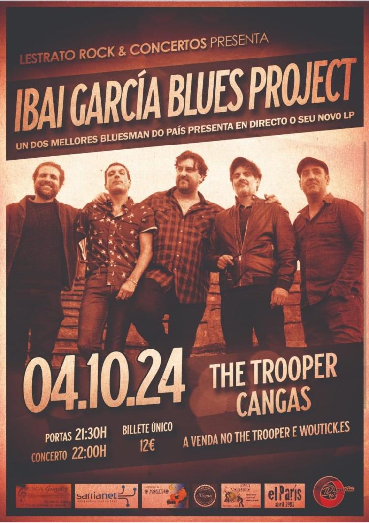 ★ IBAI GARCIA BLUES PROJECT en THE TROOPER PUB Cangas do Morrazo ★