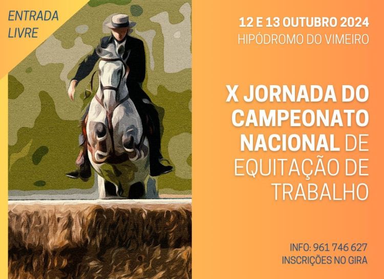 X Jornada do Campeonato Nacional de Equitação de Trabalho