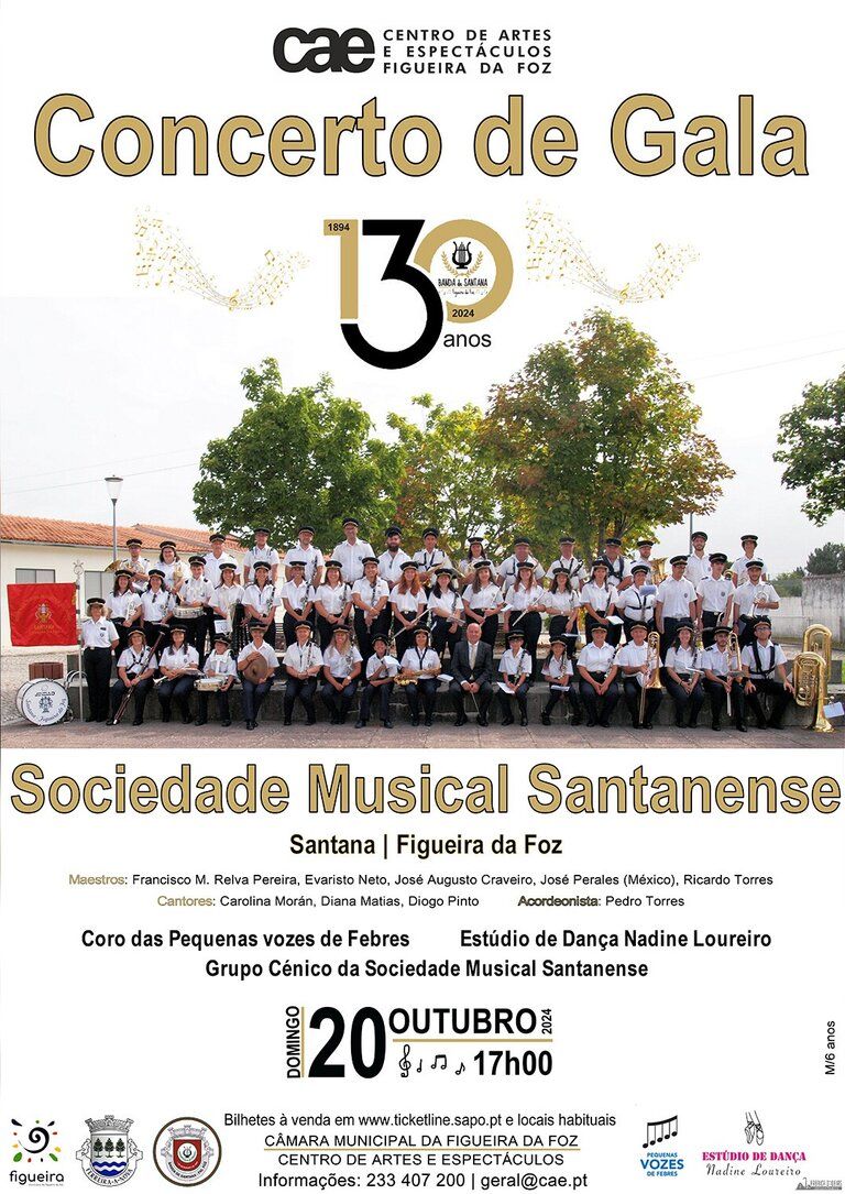 Sociedade Musical Santanense - Concerto de Gala (130 anos)