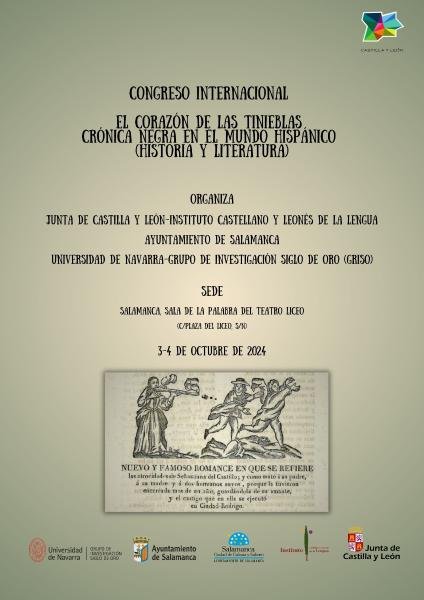 Congreso 'El corazón de las tinieblas. Crónica negra en el mundo hispánico'. Salamanca