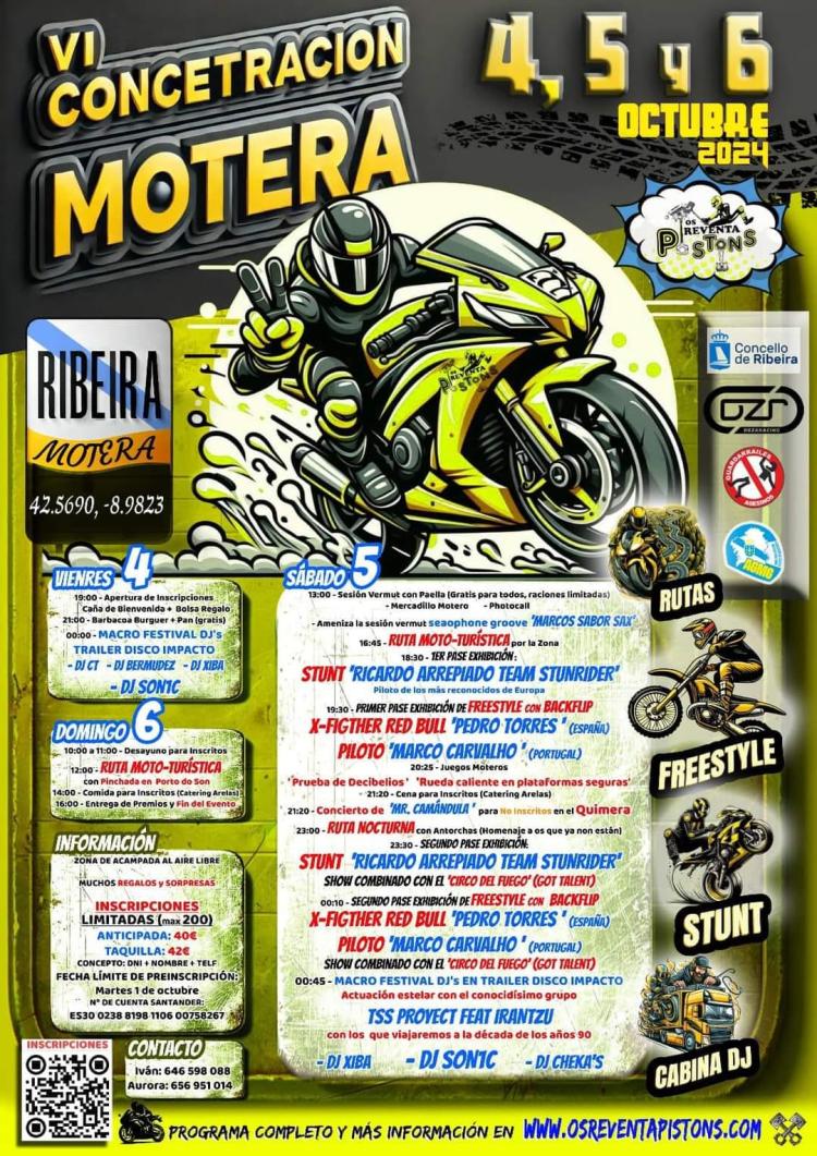 VI Concentración motera Ribeira 