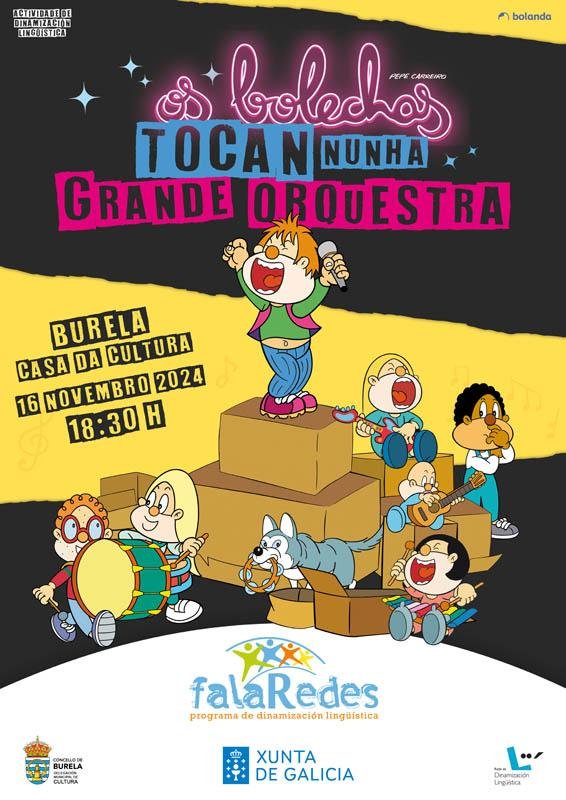 Os Bolechas tocan nunha grande orquestra