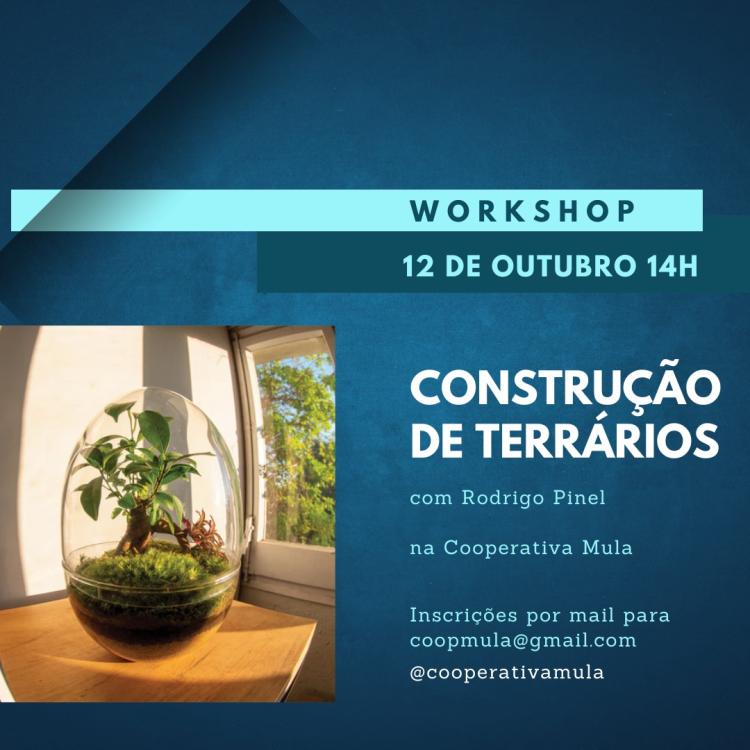 Workshop - Construção de Terrários com Rodrigo Pinel.